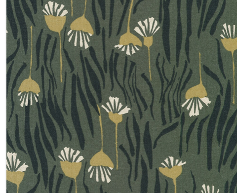 Flowers in Charcoal -- Orchard Run by Anna Graham of Noodlehead  --- Robert Kaufman Fabrics
