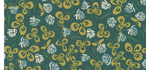 Clover in Denim -- Orchard Run by Anna Graham of Noodlehead  --- Robert Kaufman Fabrics