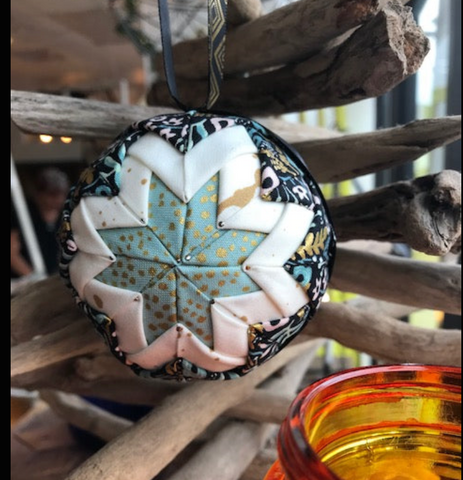 Folded Fabric Holiday Wreath Or Folded Ornament Workshop