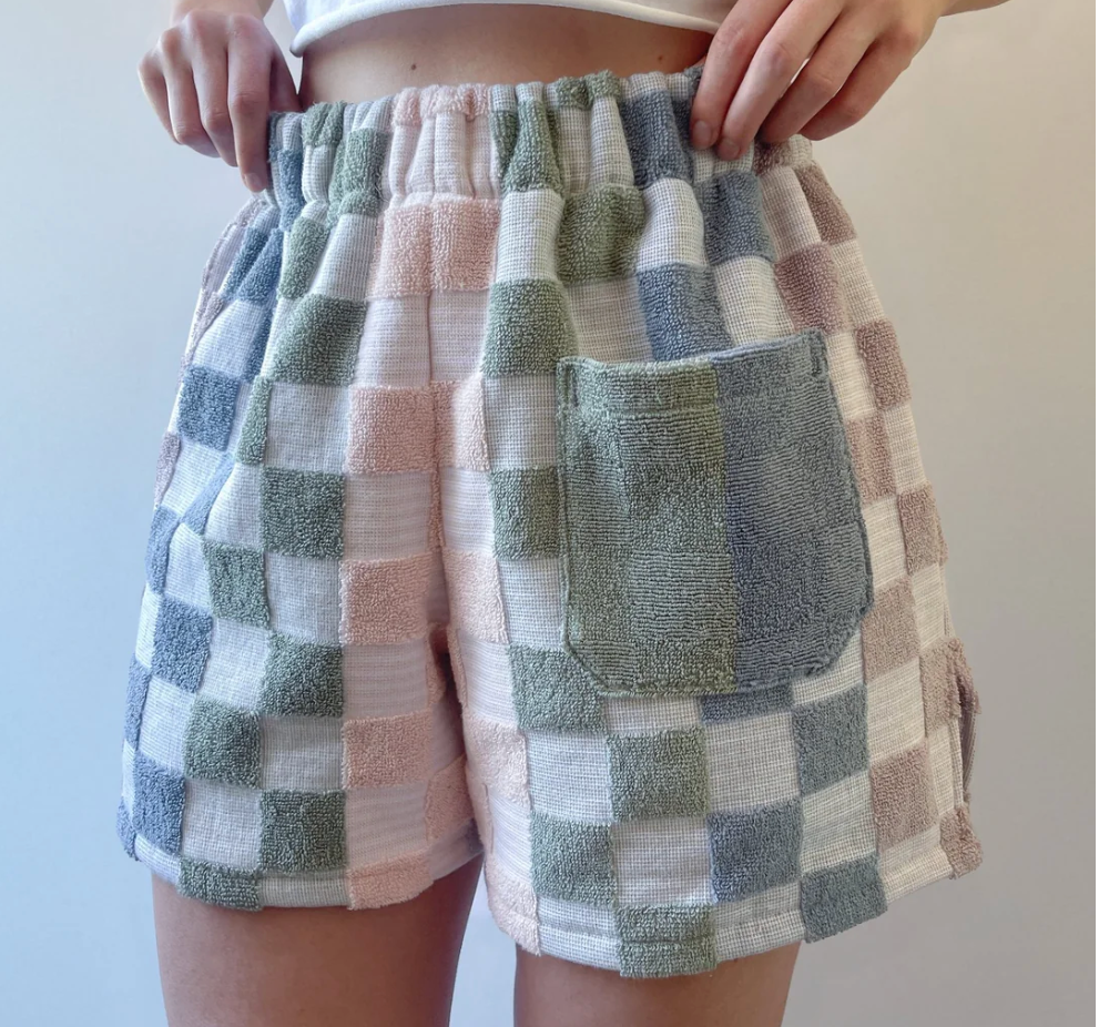 Beach Towel Shorts -- Advanced Beginner/Intermediate Garment Making