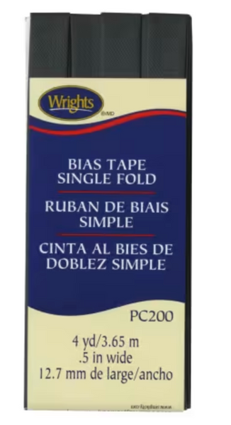 Bias Tape Single Fold --- Wrights