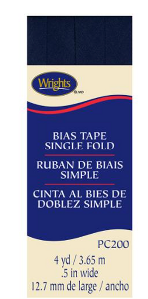 Bias Tape Single Fold --- Wrights
