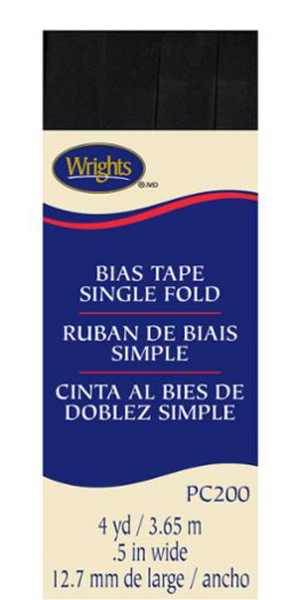 Bias Tape Single Fold --- Wrights