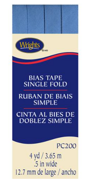 Bias Tape Single Fold --- Wrights