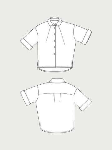 FRONT PLEAT SHIRT -- The Assembly Line Patterns