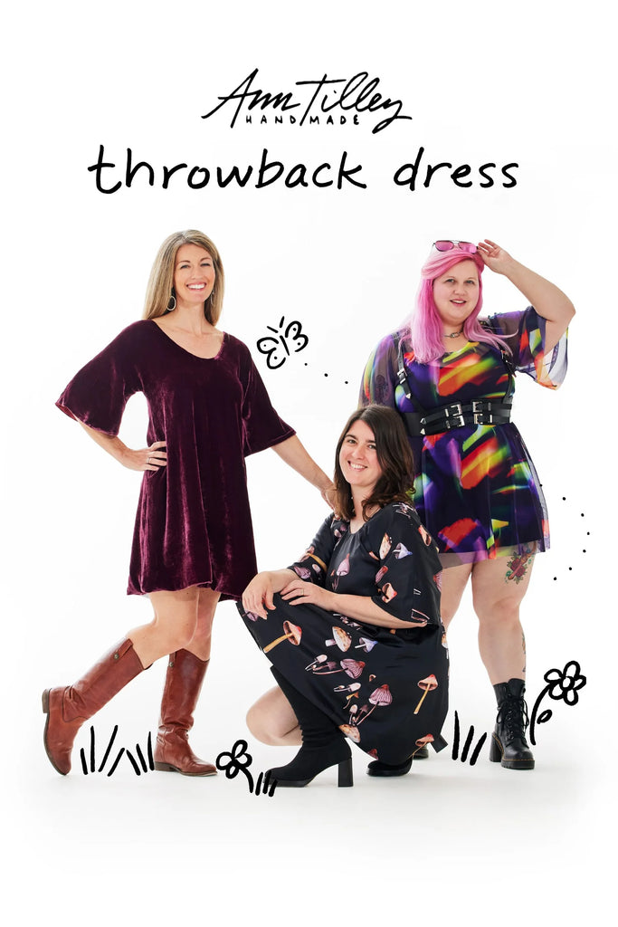 Throwback Dress PAPER Pattern -- Ann Tilley Handmade