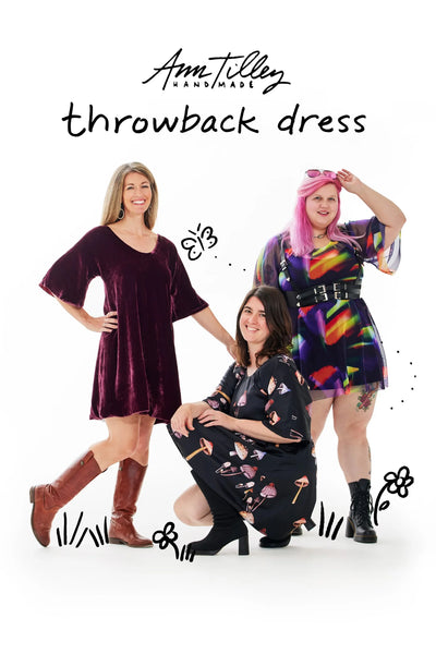 Throwback Dress PAPER Pattern -- Ann Tilley Handmade