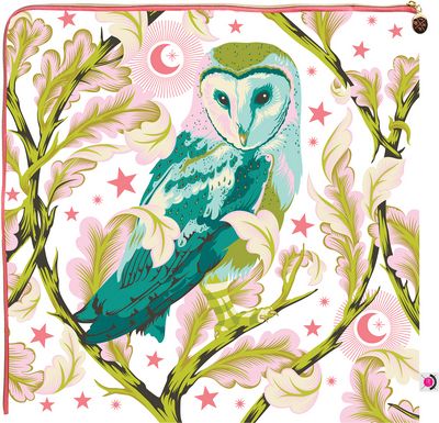 Tula Pink Night Owl XL Corner Zip Bag