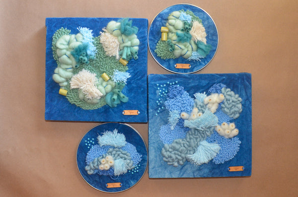 Abstract Fiber Art: Punch Needle on Indigo with Tyler Sanville