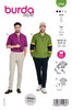 Burda Style Men's Pullover for Jersey Knits #5744 Easy
