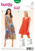 Burda Style Women's Dress #6663 Super Easy