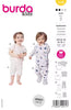 Burda Style Baby Set for Jersey Knits #9186 Easy