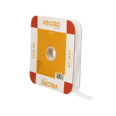 VELCRO (R) Brand Soft & Flex Sew On White 5/8"