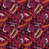 NCAA-Virginia Tech Wine Canvas Duck Cloth Cotton