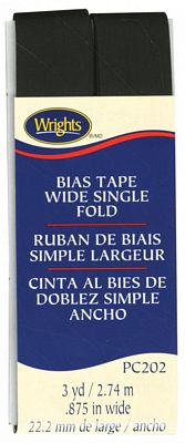 Bias Tape Wide Single Fold --- Wrights