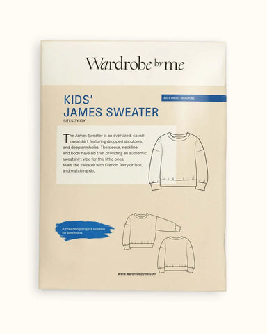 Kids' James Sweater Pattern -- Wardrobe by Me