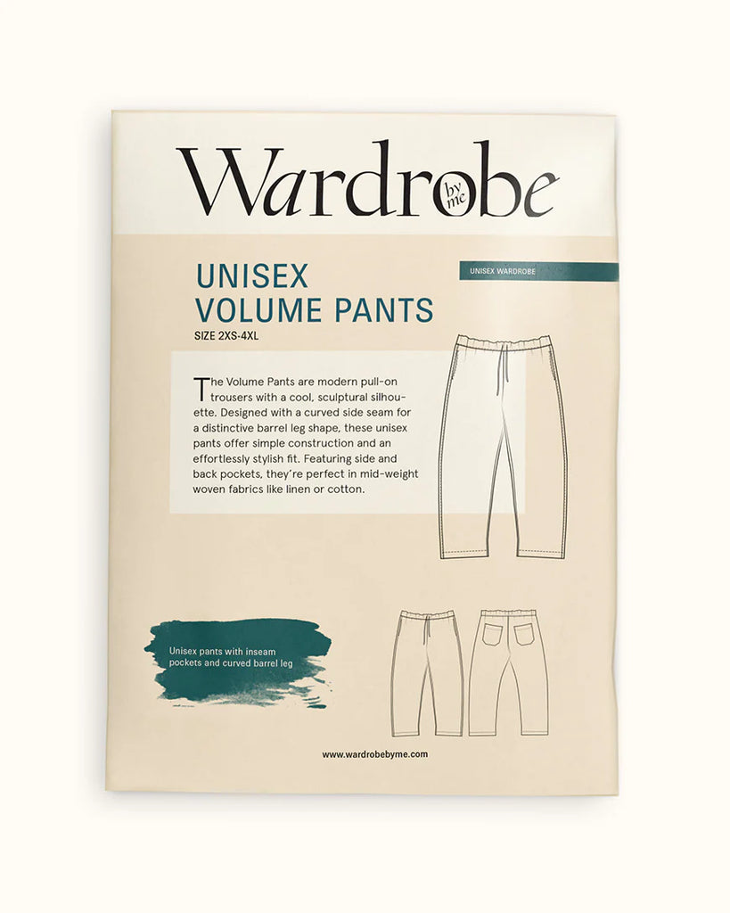Volume Pants -Paper pattern  -- Wardrobe by Me