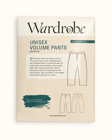 Volume Pants -Paper pattern  -- Wardrobe by Me