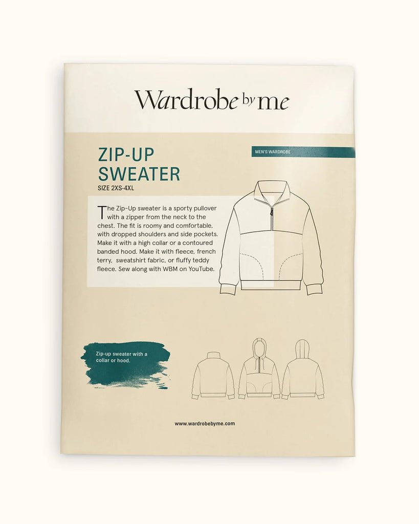 Men's Zip Up Sweater -- Wardrobe by Me