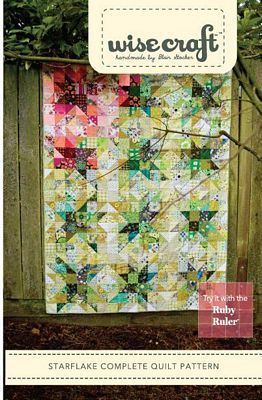 Starflake (TM) Complete Quilt Pattern --  Wise Craft Quilts
