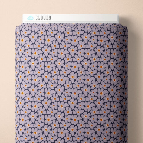 Clover Meadow | Lavender Gray --  Whimsical Forest Floor by Mel Armstrong -- Cloud 9