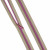 #5 Nylon Tula Pink Coil Zipper 3yds and 9 Pulls --- Assorted Colors -- Sallie Tomato