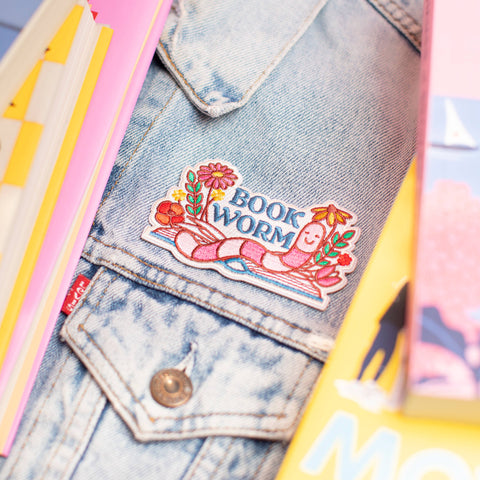 Book Worm Patch