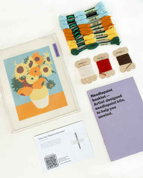Van Gogh - Sunflowers Needlepoint Kit