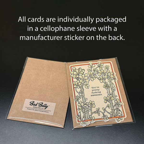 This Too Shall Fuck Off - Funny Sympathy Greeting Card