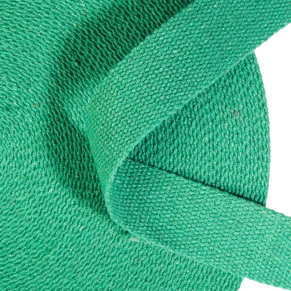1.5" Green Heavy Cotton Webbing for Sewing Roll