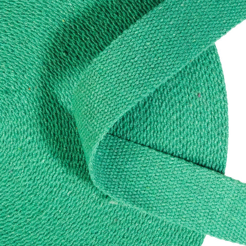 1.5" Green Heavy Cotton Webbing for Sewing Roll