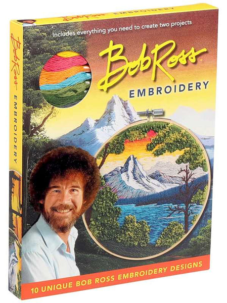 Bob Ross Embroidery by Deborah Wilding
