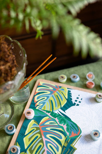 Vintage Verde Paint-by-Number Kit