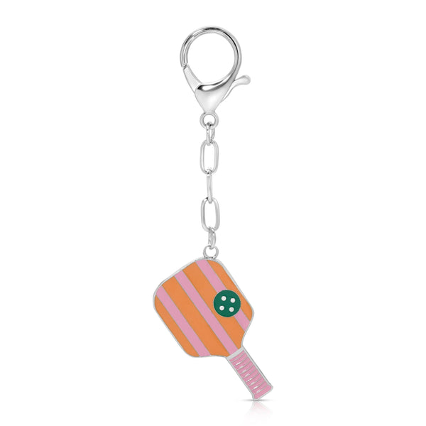 Enamel Bag Charm - Pickleball