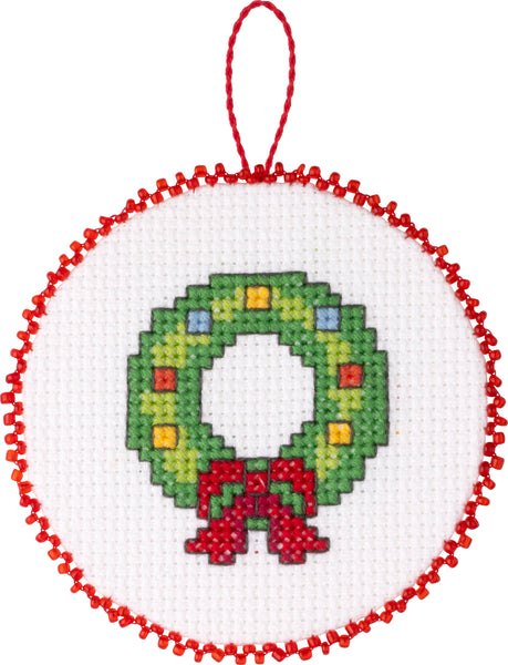 Bucilla Classic Christmas Cross Stitch set of 30