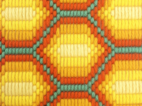 Bargello Embroidery Kits, Honeycomb Wall Hanging Kits