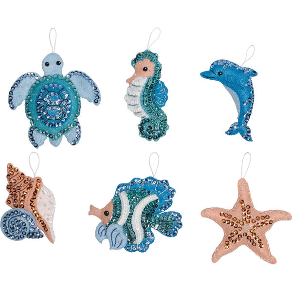 Bucilla ® Seasonal Felt Ornaments Kit - Under the Sea