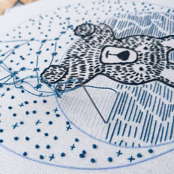 Ursa major embroidery kit