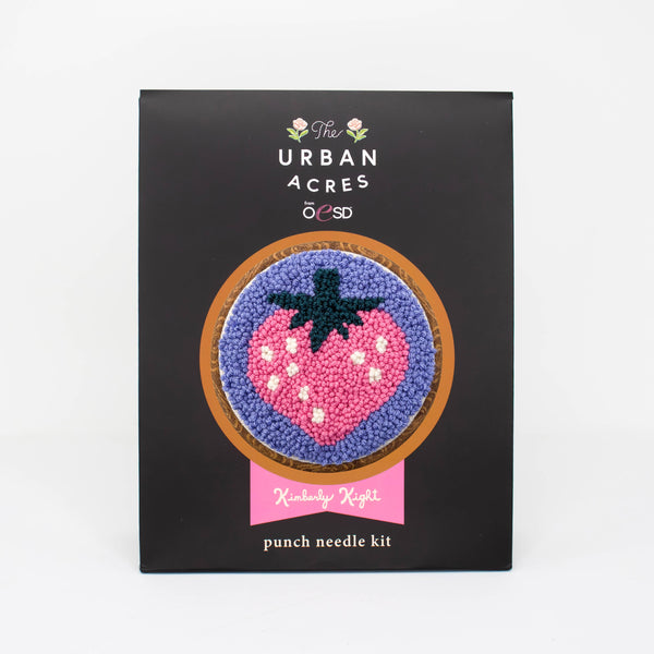 Strawberry by Kimberly Kight - Punch Needle Kit