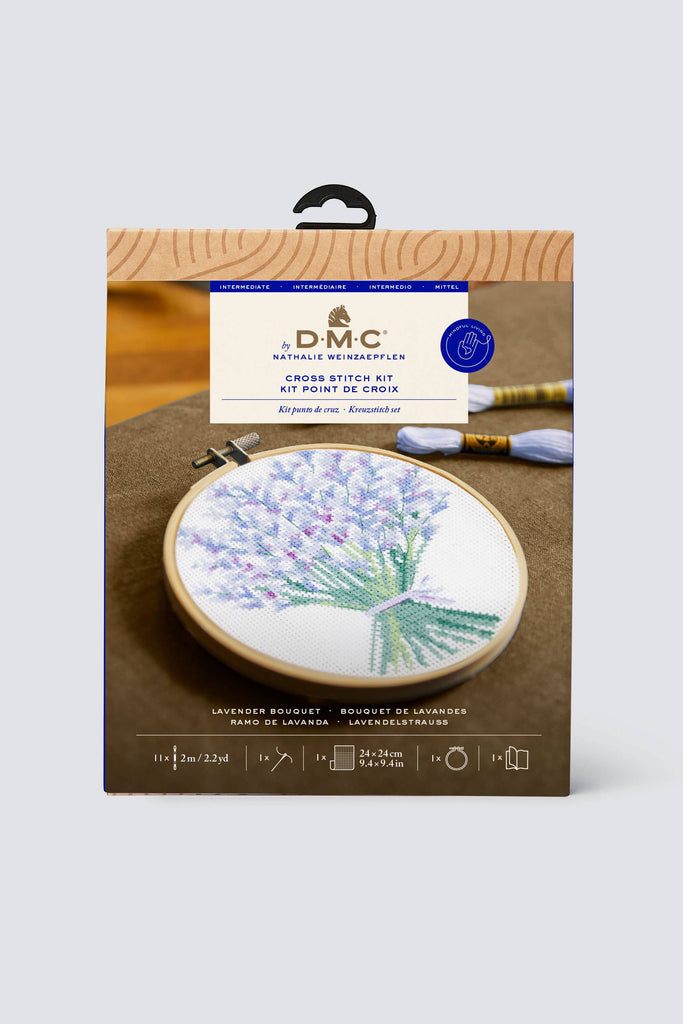 DMC Designer Cross Stitch Kit - Lavender – Three Little Birds Sewing Co.