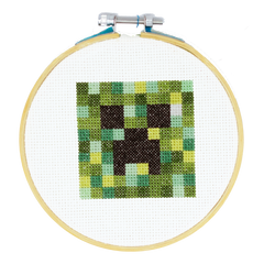 Minecraft Creeper - DIY Cross Stitch Kit