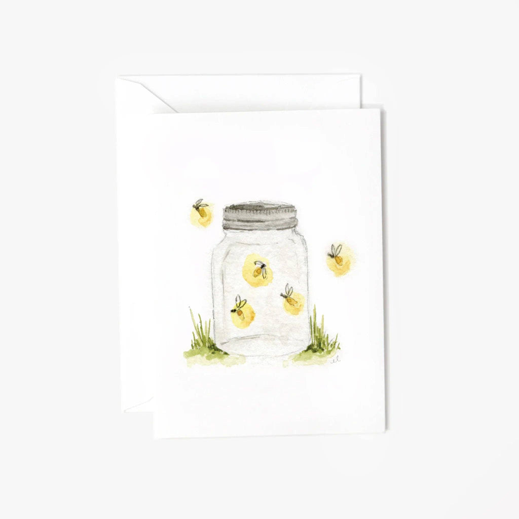 Fireflies mini enclosure notecard