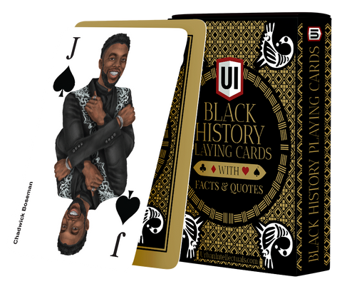 Black History Playing Cards w/ custom illustrations & facts
