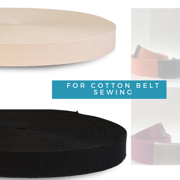 1.25 Inch Natural- Heavy Cotton Webbing Strap DIY