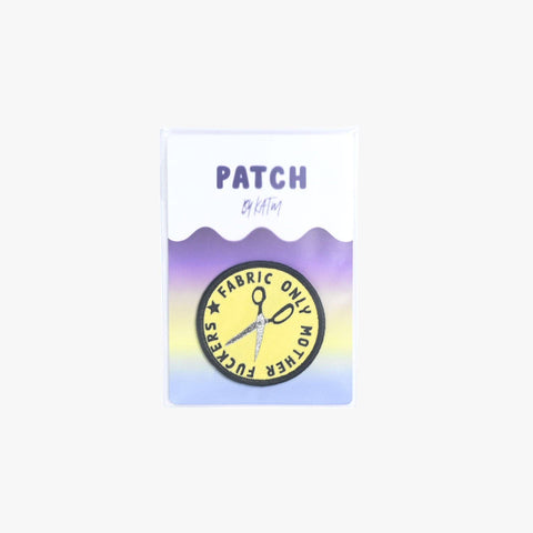 Fabric Only M*ther F*ckers Iron On Patch| KATM