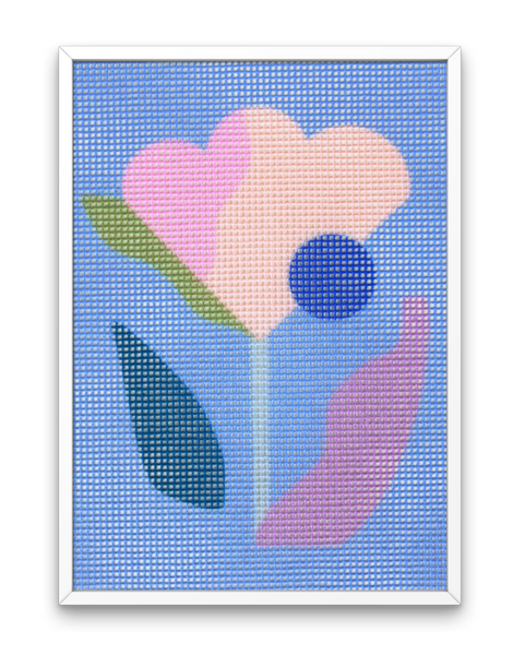 Floral Study 2 Beginner Needlepoint Kit