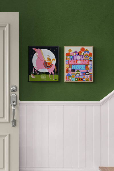Art Print - You Belong Here - Inclusive Wall Art