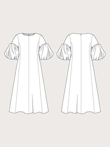 BALLOON SLEEVE DRESS PATTERN -- The Assembly Line Patterns