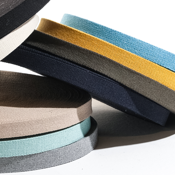 1.25 Inch Navy Blue Heavy Cotton Webbing Strap