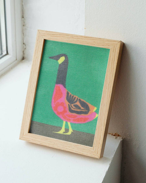 Folk Goose Needlepoint Kit